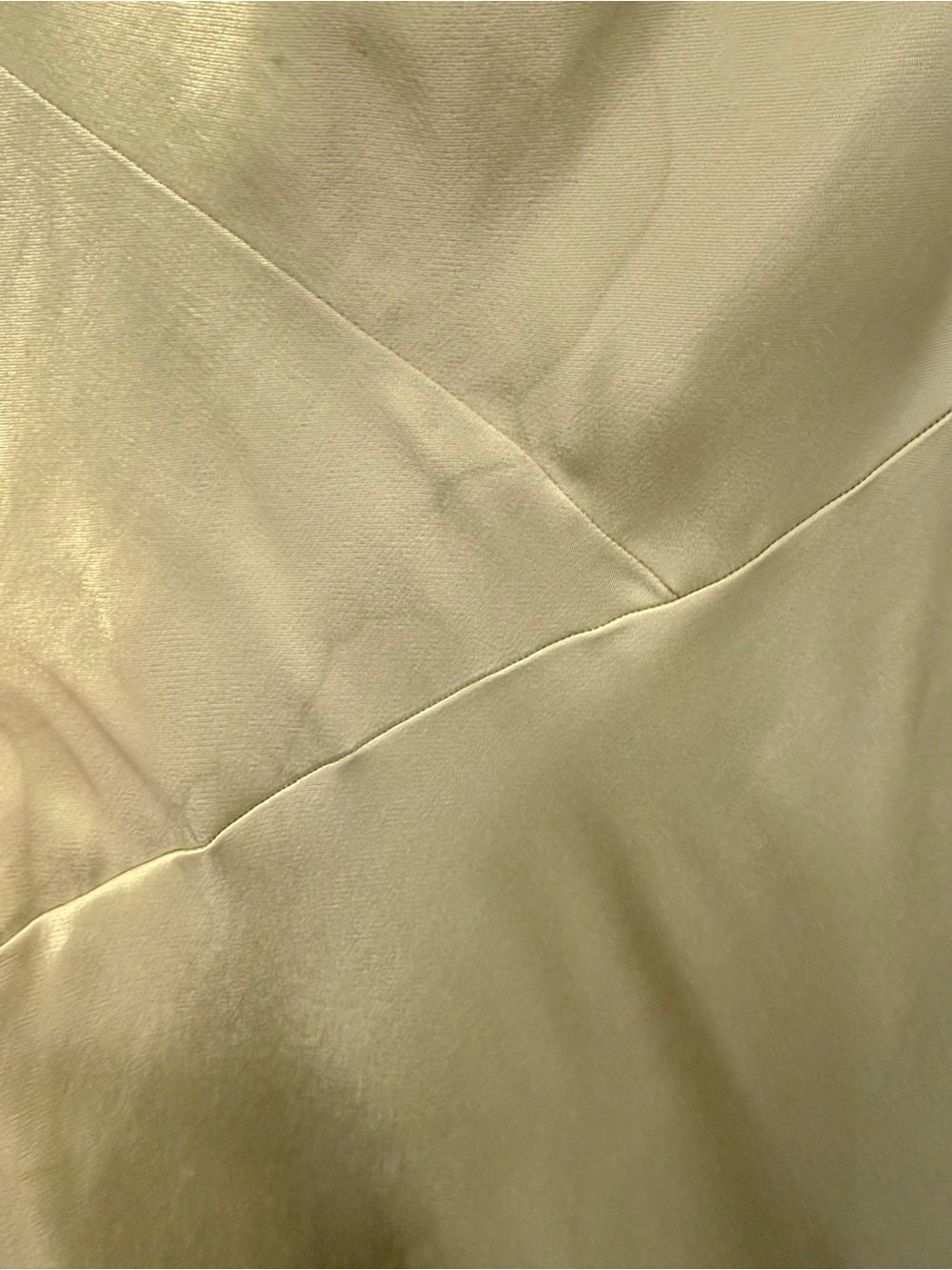 BHLDN Olive Green Satin Cowl Neck Maxi Dress - Picture 7 of 13